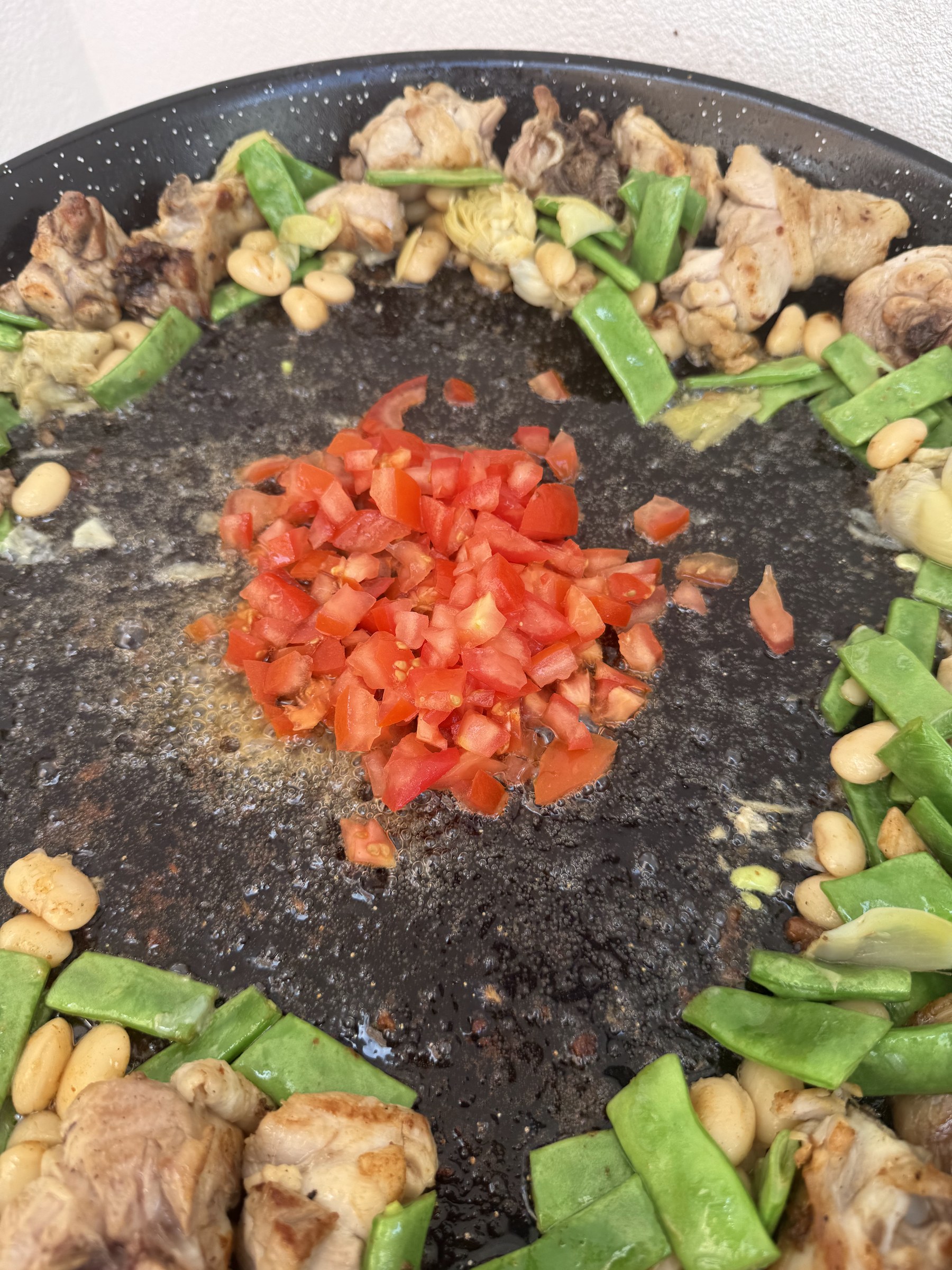 Tomaten in de pan