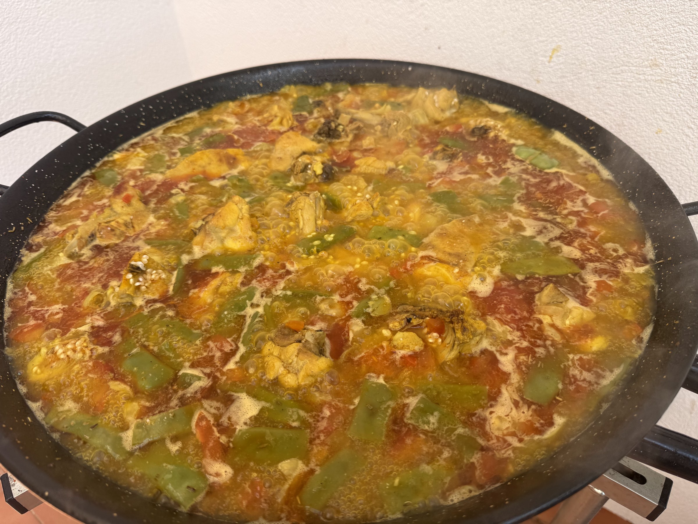 Rijst in de pan